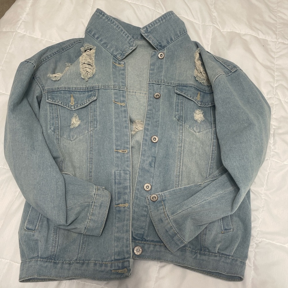 SHEIN Jean Jacket. Size large. Good condition.